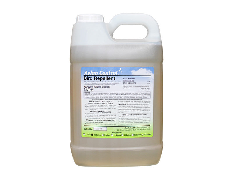 Avian Control Bird Repellent - 2.5 Gallons